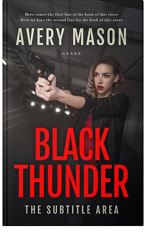 Premade Book Cover Cinnabar