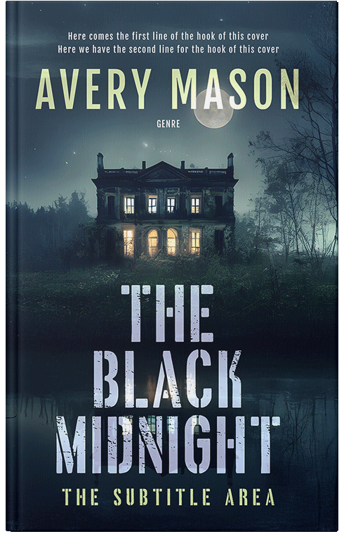 Front view of Premade Horror Book Cover - Big Stone