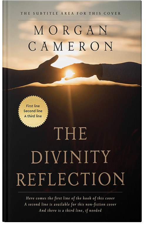 Front view of Premade Religion & Spirituality Book Cover - Cameo