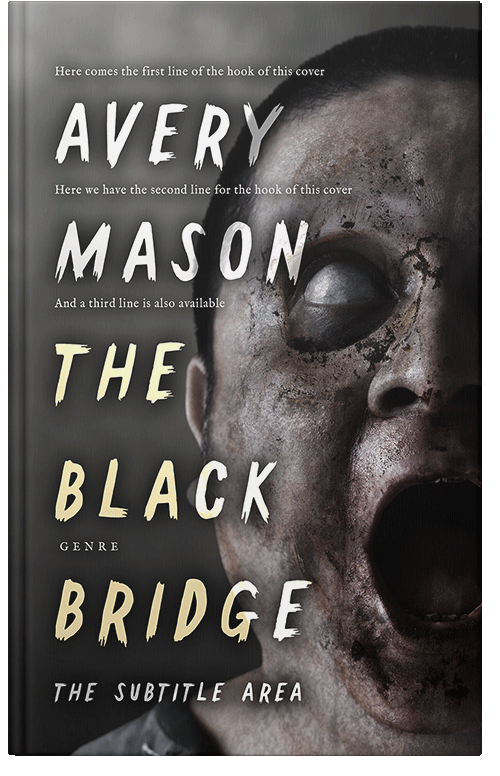 Front view of Premade Horror Book Cover - Dune