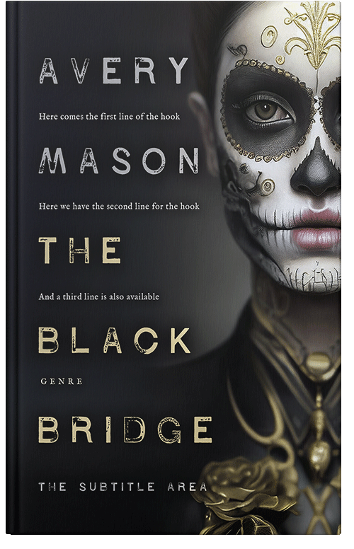 Front view of Premade Horror Book Cover - Woodsmoke