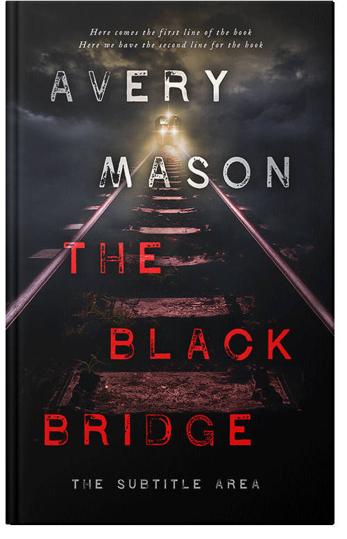 Front view of Premade Mystery & Thriller & Suspense Book Cover - Woodsmoke