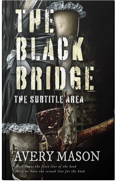 Front view of Premade Mystery & Thriller & Suspense Book Cover - Moon Mist