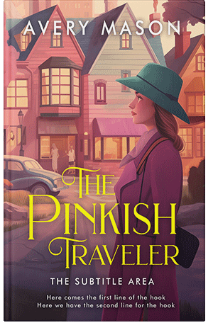 Pre Made Book Cover Cannon Pink