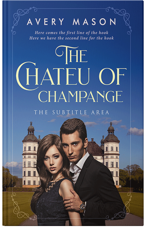 Front view of Premade Romance Book Cover - St Tropaz