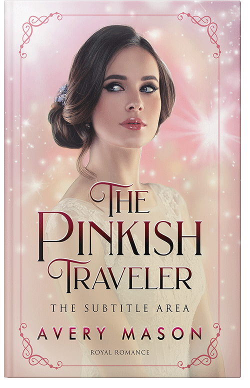 Front view of Premade Romance Book Cover - Stark White