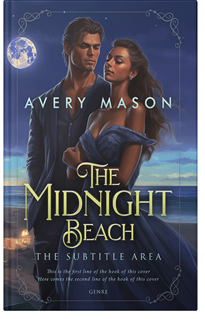 Pre Made Book Cover Ebony Clay