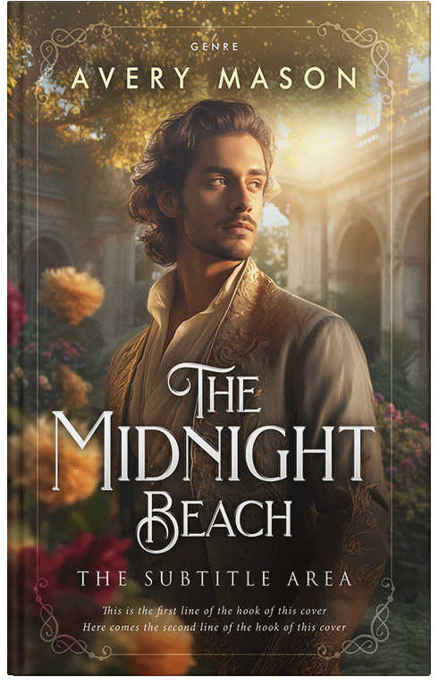 Front view of Premade Romance Book Cover - Iroko