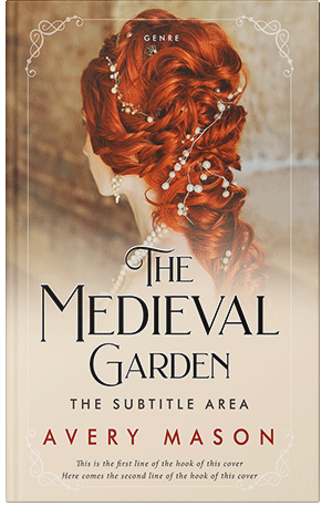 Premade Book Cover Double Spanish White