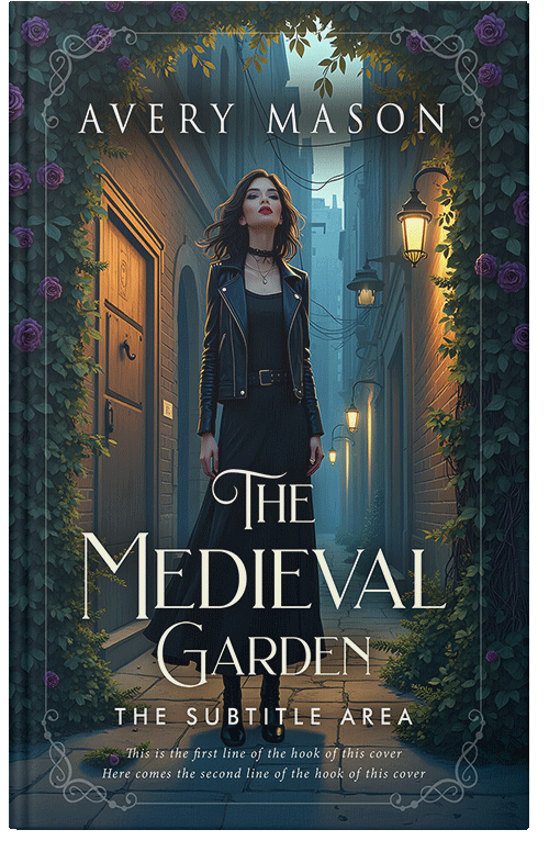 Front view of Premade Mystery & Thriller & Suspense Book Cover - Outer Space