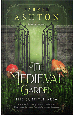 Pre Made Book Cover Green Kelp