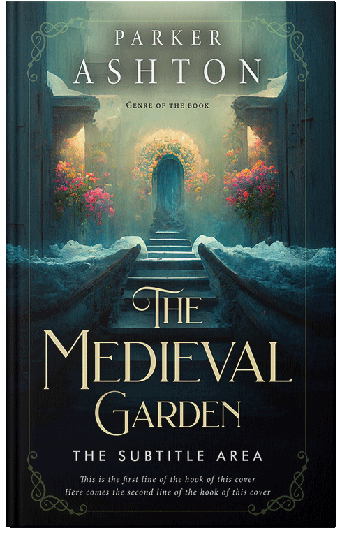 Front view of Premade Fantasy Book Cover - Indian Khaki