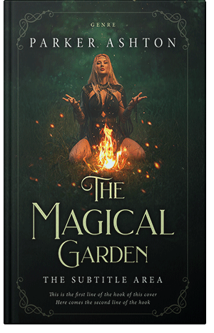 Premade Book Cover Hunter Green