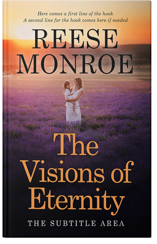 Front view of Premade Family & Parenting Book Cover - Gold Sand