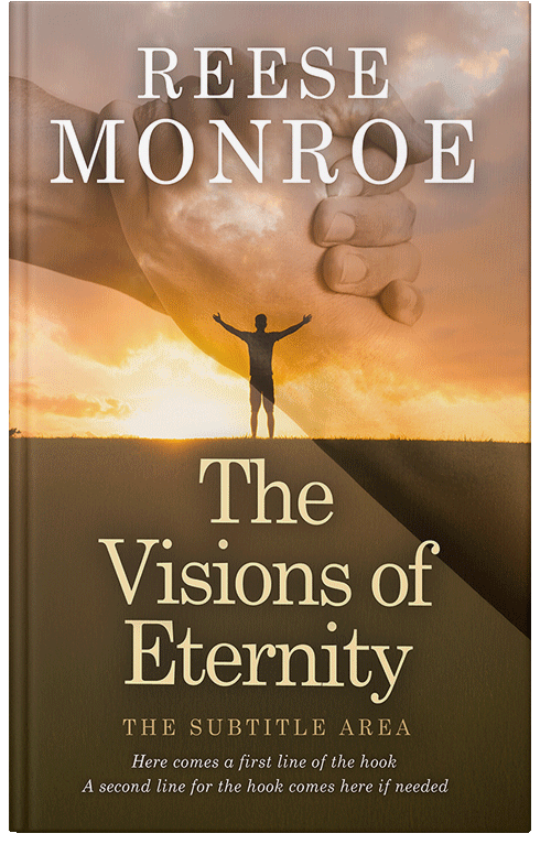 Front view of Premade Religion & Spirituality Book Cover - Metallic Bronze