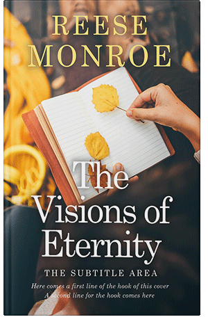 Premade Book Cover Gold Sand