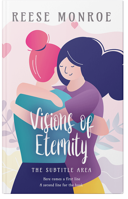 Front view of Premade Romance Book Cover - Chambray