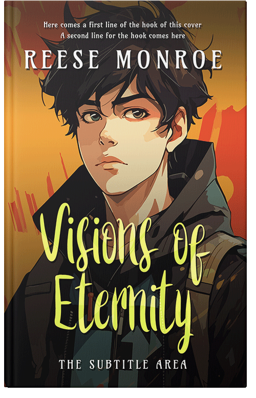 Front view of Premade Teen & Young Adult Book Cover - Oil