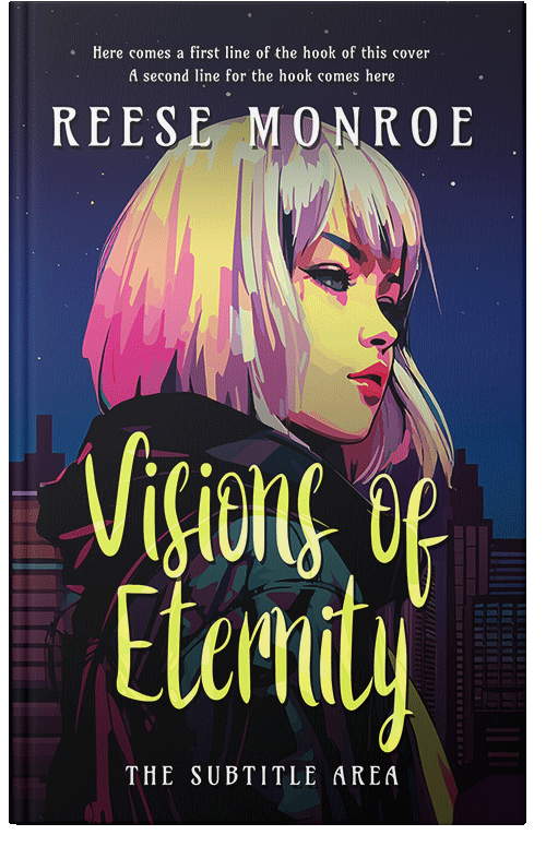 Front view of Premade Teen & Young Adult Book Cover - Mirage