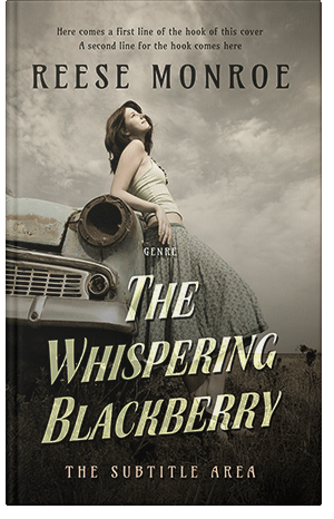 Premade Book Cover Taupe Gray