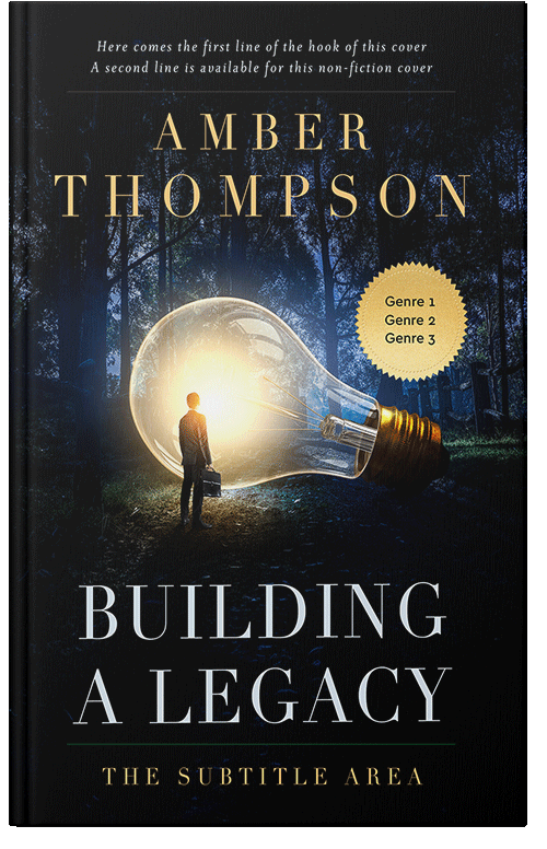 Front view of Premade Surreal Book Cover - Akaroa