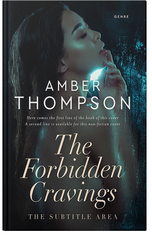 Front view of Premade Erotica Book Cover - Shark