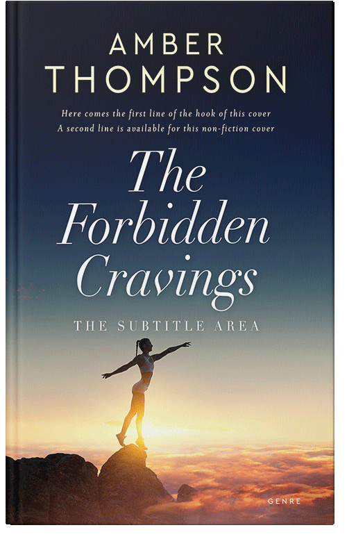 Front view of Premade Health & Mind & Body Book Cover - Mirage