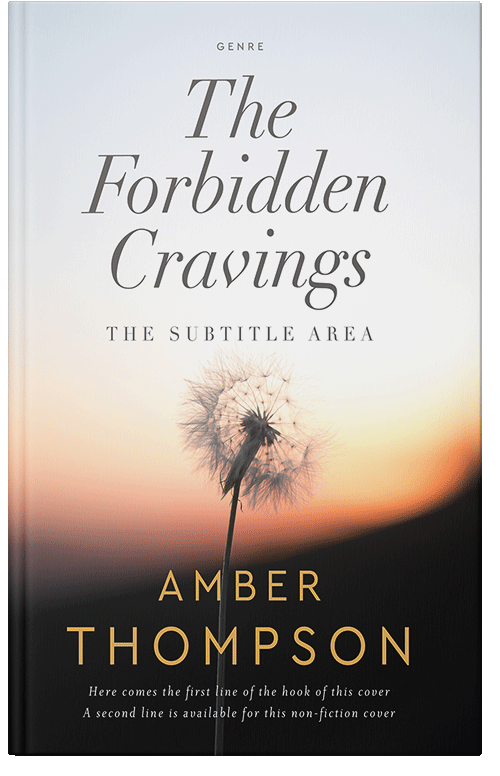 Front view of Premade Poetry Book Cover - Pearl Bush