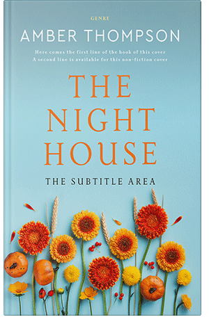 Pre Made Book Cover Aqua Island