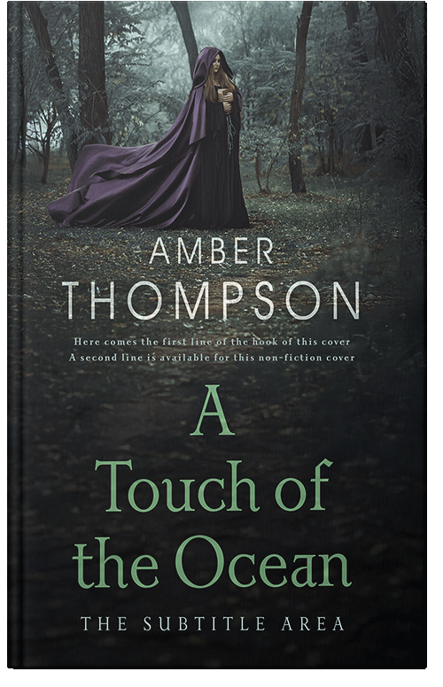 Front view of Premade Fantasy Book Cover - Outer Space