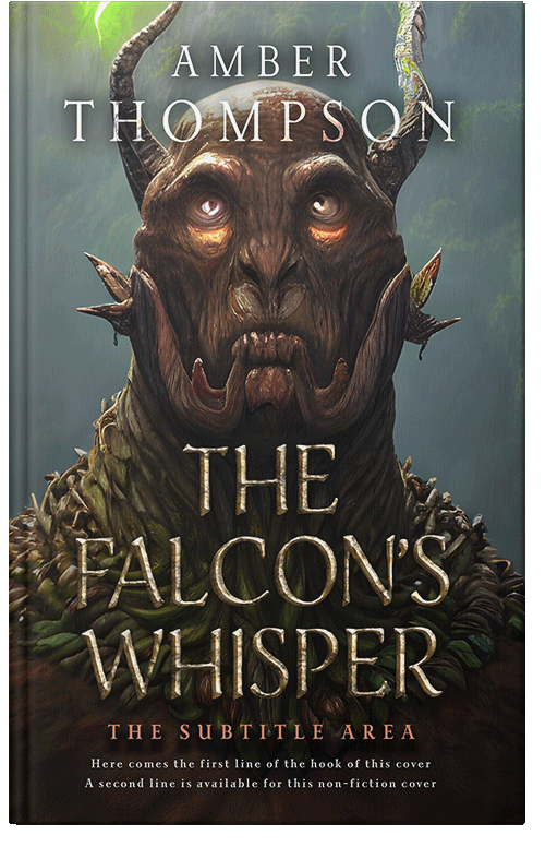 Front view of Premade Fantasy Book Cover - Dune