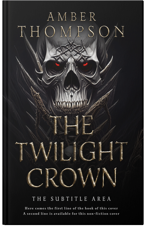 Front view of Premade Fantasy Book Cover - Cod Gray