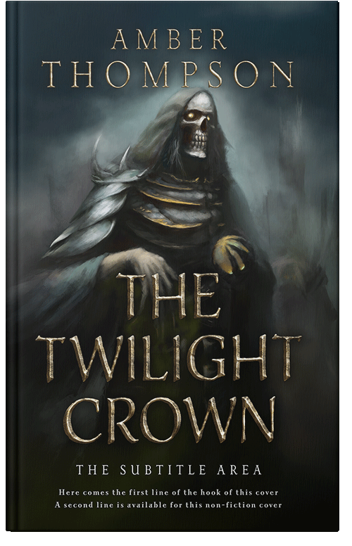 Front view of Premade Fantasy Book Cover - Heavy Metal