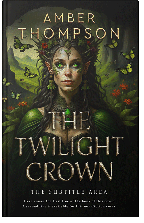 Front view of Premade Fantasy Book Cover - Gordons Green
