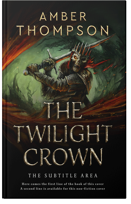 Front view of Premade Fantasy Book Cover - Eternity