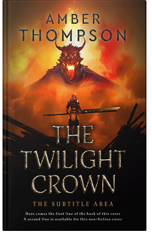 Pre Made Book Cover Ochre