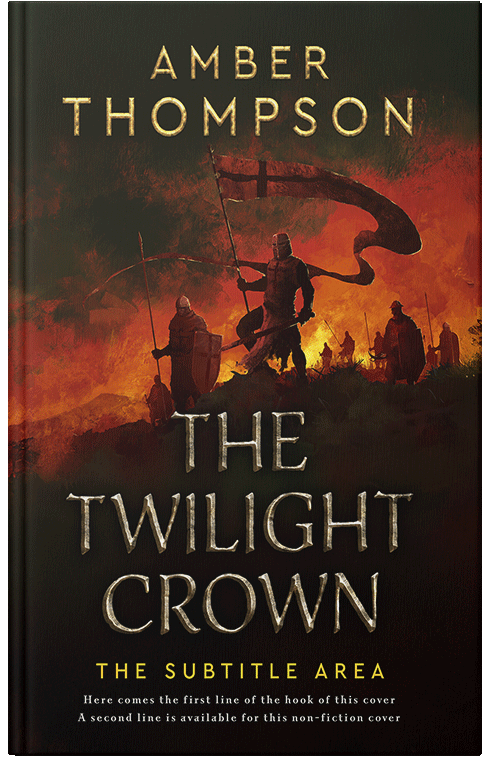 Front view of Premade Historical Book Cover - Tuscany