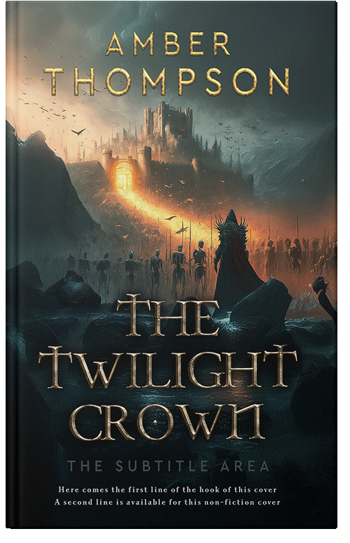 Front view of Premade Fantasy Book Cover - Outer Space