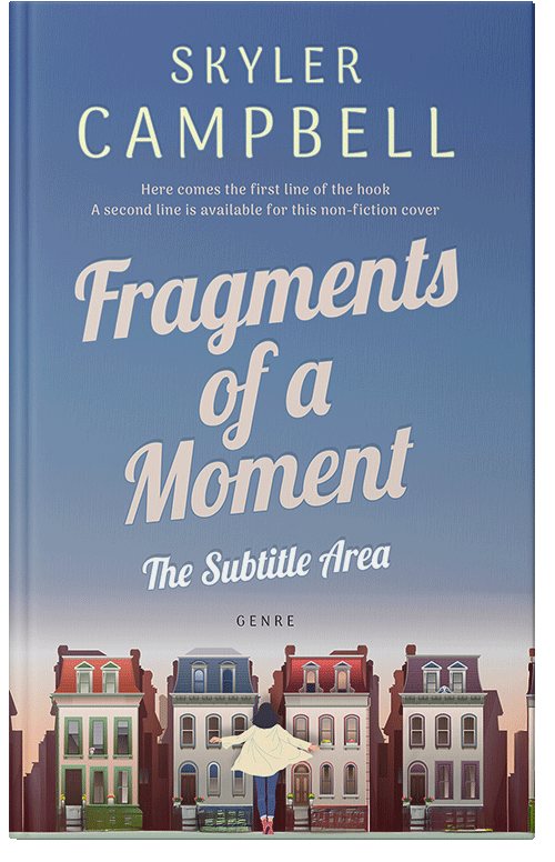 Front view of Premade Travel Book Cover - Hoki