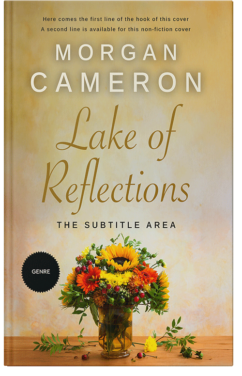 Front view of Premade Nature Book Cover - Sorrell Brown