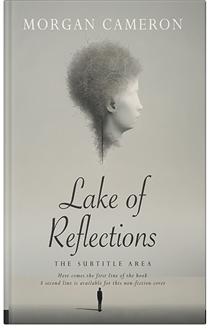 Premade Book Cover Mist Gray