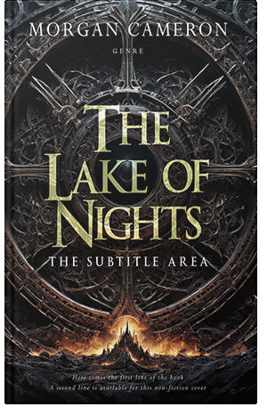 Pre Made Book Cover Cod Gray