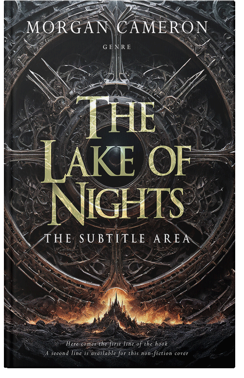 Front view of Premade Science Fiction Book Cover - Cod Gray