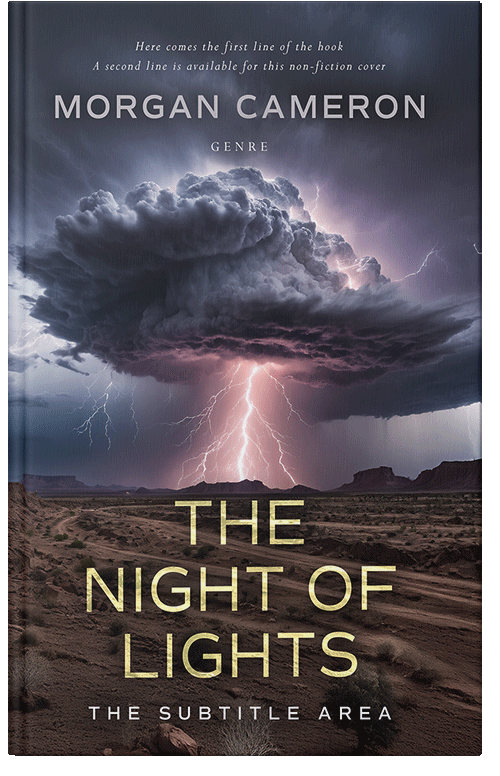 Front view of Premade Apocalyptica Book Cover - Ship Gray