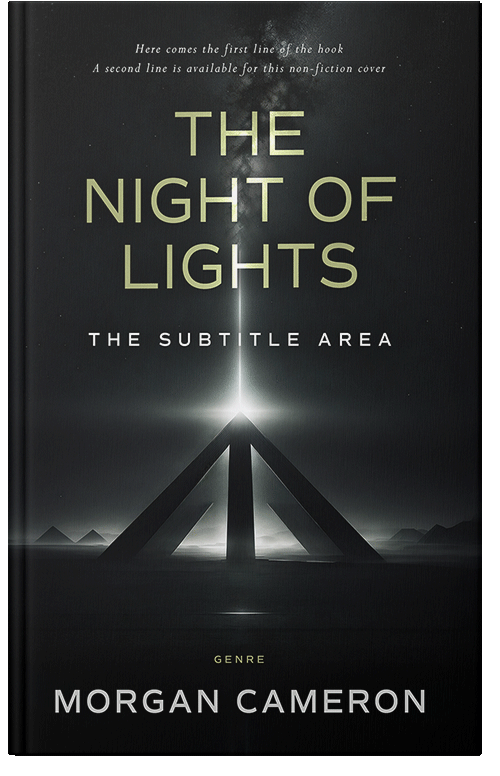 Front view of Premade Science Fiction Book Cover - Woodsmoke