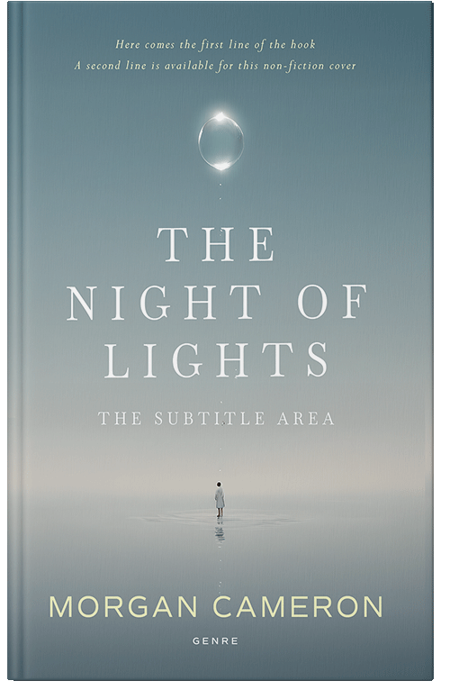 Front view of Premade Surreal Book Cover - Granny Smith