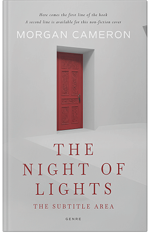 Pre Made Book Cover Silver