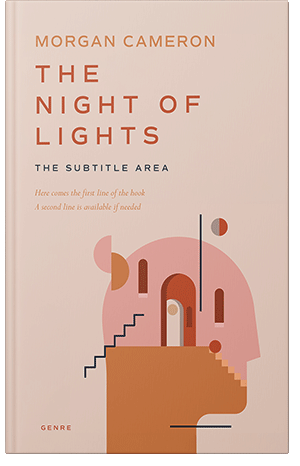 Premade Book Cover Almond