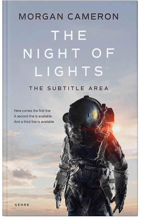 Front view of Premade Science Fiction Book Cover - Silver Sand