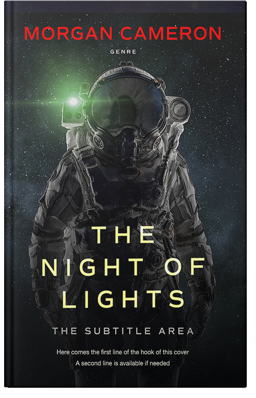 Front view of Premade Science Fiction Book Cover - Woodsmoke